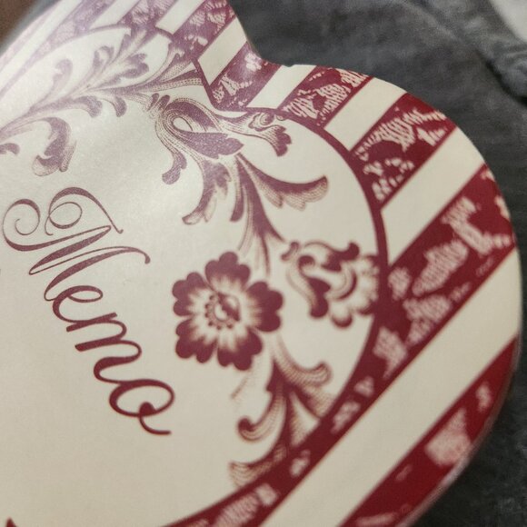 Small Heart-Shaped Memo Pad & Small Heart-Shaped Storage Tin - Picture 11 of 15